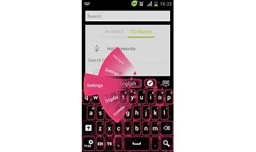 Fuchsia Purple Go Keyboard for Android - Download the APK from Habererciyes
